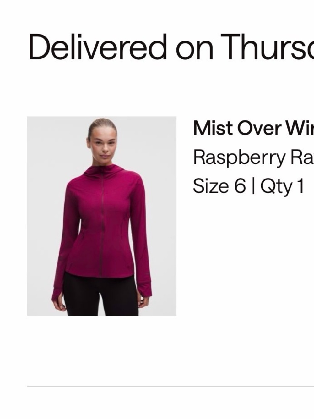 lululemon athletica Women's Jacket in Raspberry